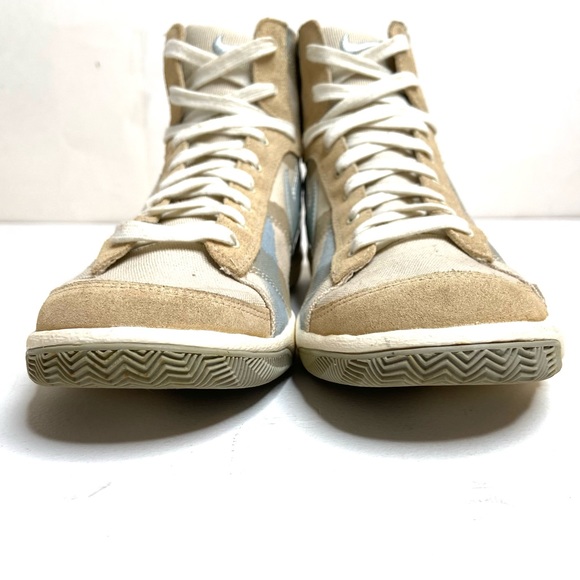 NIKE 2008-2009 Vintage Blue & Tan Blazer Mid Sneaker - Picture 10 of 12